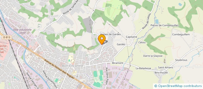 localisation de l'entreprise MADAME CHRISTELLE RAULT  GIMBREDE