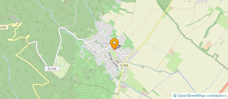 localisation de l'entreprise MADAME CHRISTELLE RAUSEO  WATTWILLER