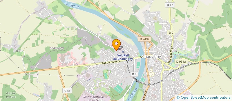 localisation de l'entreprise MADAME CHRISTELLE REAU  CHAUVIGNY