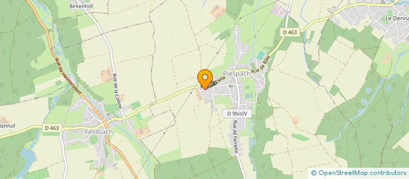 localisation de l'entreprise MADAME CHRISTELLE REINHART  RIESPACH