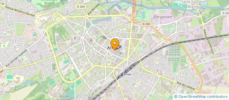localisation de l'entreprise MADAME CHRISTELLE REVERDIAU à ARRAS