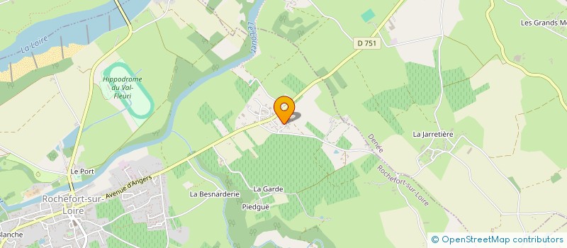 localisation de l'entreprise MADAME CHRISTELLE REVERT  ROCHEFORT-SUR-LOIRE