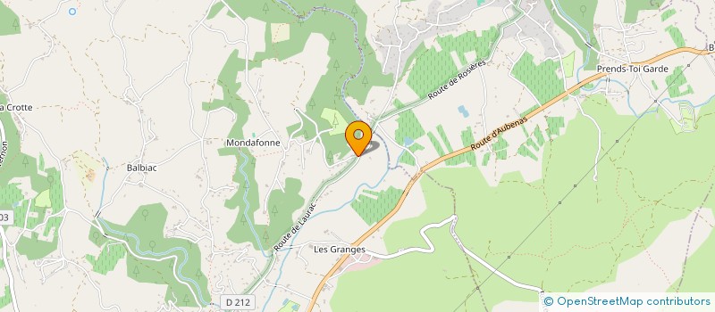 localisation de l'entreprise MADAME CHRISTELLE REY  ROSIERES