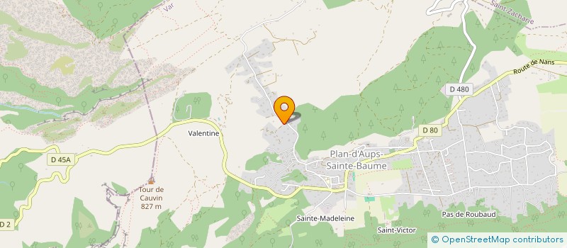 localisation de l'entreprise MADAME CHRISTELLE RIBES  PLAN-D'AUPS-SAINTE-BAUME