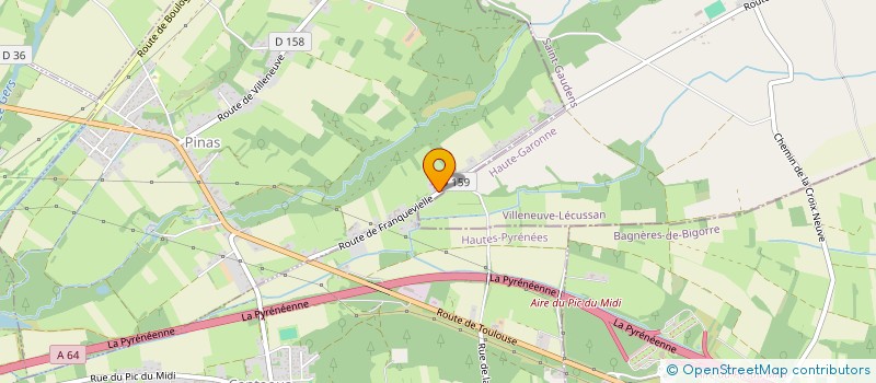 localisation de l'entreprise MADAME CHRISTELLE RICAUD  PINAS