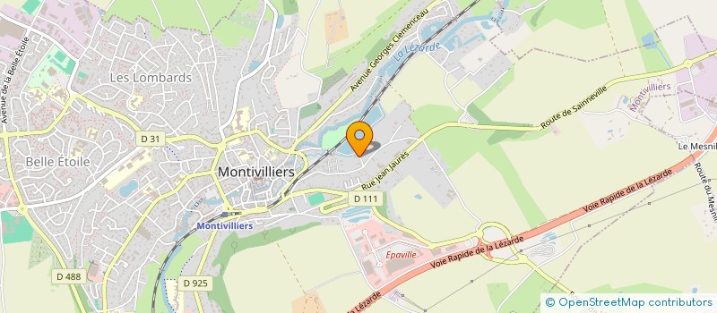 localisation de l'entreprise MADAME CHRISTELLE RICAUX  MONTIVILLIERS