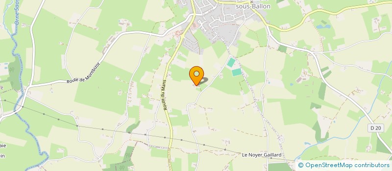 localisation de l'entreprise MADAME CHRISTELLE RICHARD  BALLON-SAINT MARS