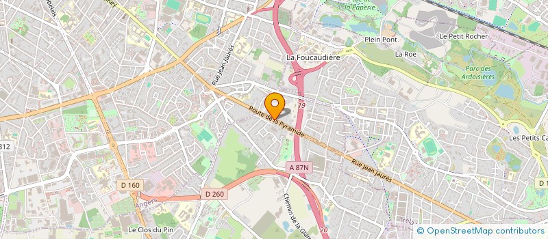 localisation de l'entreprise MADAME CHRISTELLE RICOU à ANGERS
