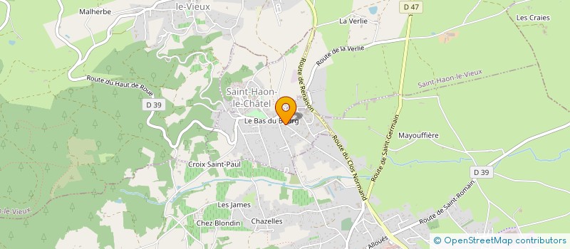 localisation de l'entreprise MADAME CHRISTELLE RIFFARD  SAINT-HAON-LE-CHATEL