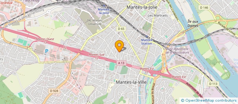 localisation de l'entreprise MADAME CHRISTELLE RIFFET à MANTES-LA-VILLE