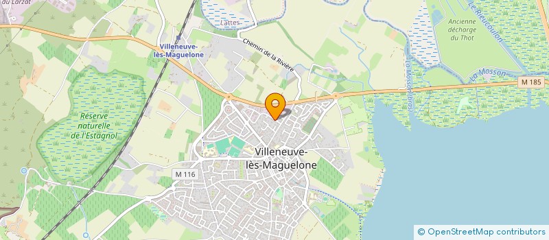 localisation de l'entreprise MADAME CHRISTELLE RIGAL  VILLENEUVE-LES-MAGUELONE