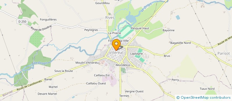 localisation de l'entreprise MADAME CHRISTELLE RIGAUDIE à VILLEREAL