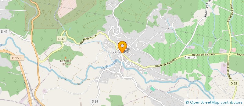 localisation de l'entreprise MADAME CHRISTELLE RIO à DRAGUIGNAN