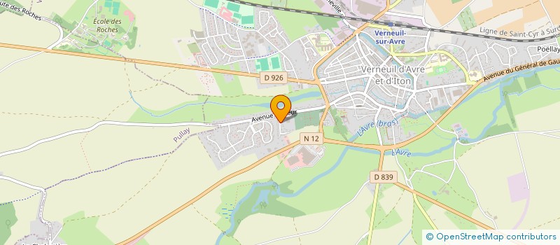 localisation de l'entreprise MADAME CHRISTELLE RIPOTEAU  VERNEUIL D'AVRE ET D'ITON