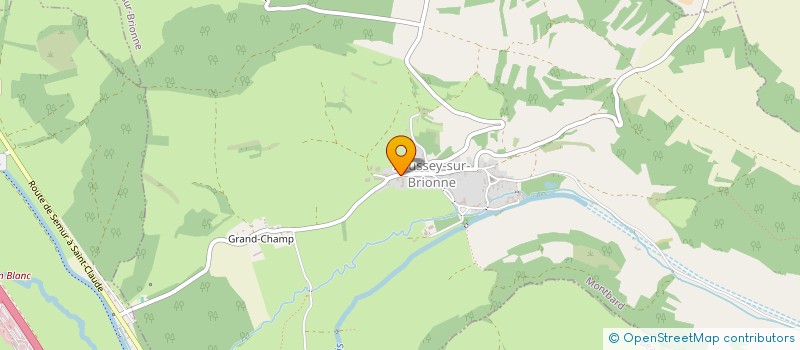 localisation de l'entreprise MADAME CHRISTELLE ROBERT  SOUSSEY-SUR-BRIONNE