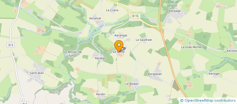 localisation de l'entreprise MADAME CHRISTELLE ROBERT  QUESTEMBERT