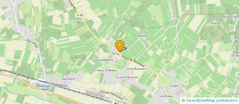 localisation de l'entreprise MADAME CHRISTELLE ROBINEAU  SAINT-MARTIN-LE-BEAU