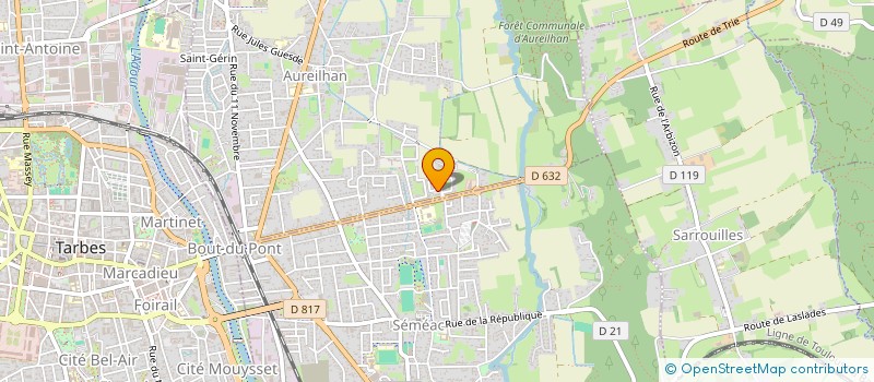 localisation de l'entreprise MADAME CHRISTELLE ROCHE  AUREILHAN