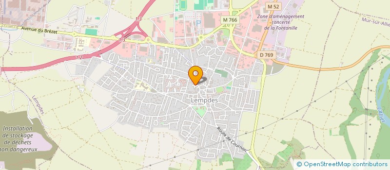 localisation de l'entreprise MADAME CHRISTELLE ROCHE  LEMPDES