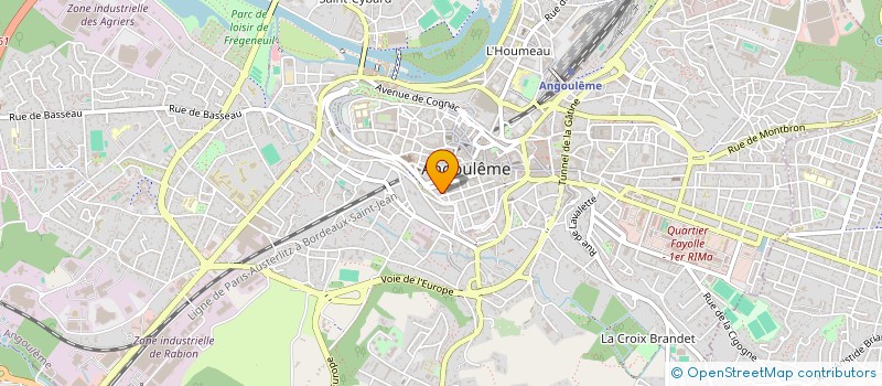 localisation de l'entreprise MADAME CHRISTELLE ROCHETTE à ANGOULEME