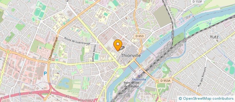 localisation de l'entreprise MADAME CHRISTELLE ROCK  THIONVILLE