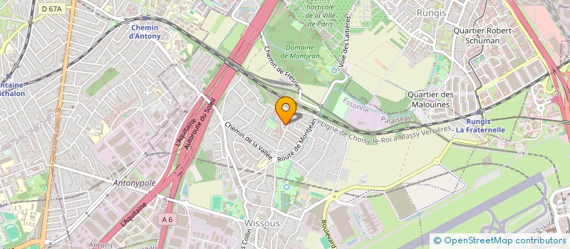 localisation de l'entreprise MADAME CHRISTELLE ROLLIN  WISSOUS