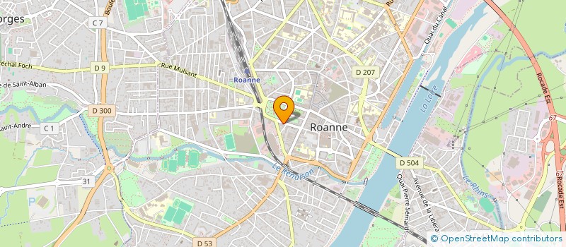 localisation de l'entreprise MADAME CHRISTELLE ROMANO à ROANNE