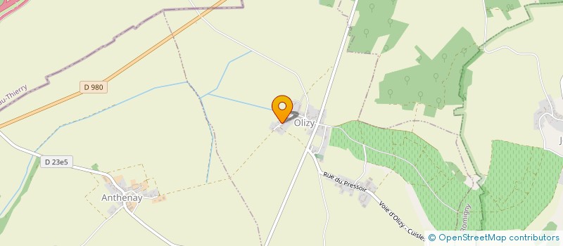 localisation de l'entreprise MADAME CHRISTELLE RONSEAUX  OLIZY