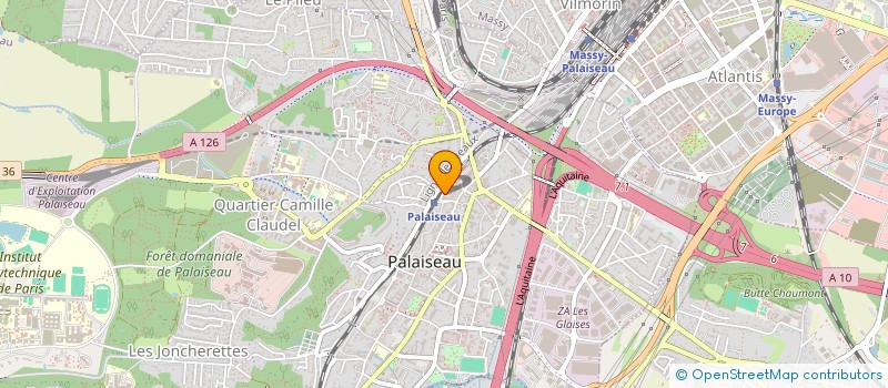 localisation de l'entreprise MADAME CHRISTELLE ROQUE  PALAISEAU