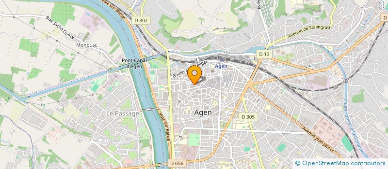 localisation de l'entreprise MADAME CHRISTELLE ROSSETTO  AGEN