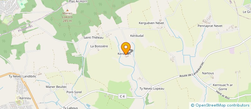 localisation de l'entreprise MADAME CHRISTELLE ROUAT  PLOGONNEC