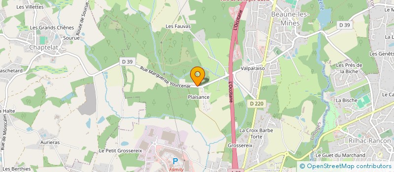 localisation de l'entreprise MADAME CHRISTELLE ROULET à LIMOGES