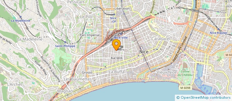 localisation de l'entreprise MADAME CHRISTELLE ROUVIERE à NICE
