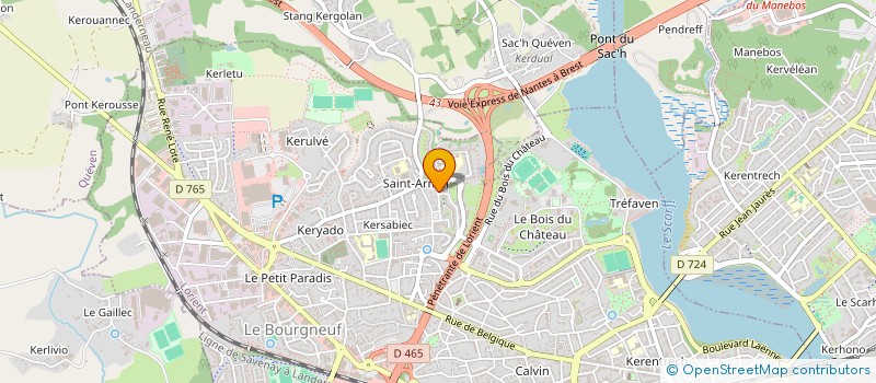 localisation de l'entreprise MADAME CHRISTELLE ROUX à LORIENT