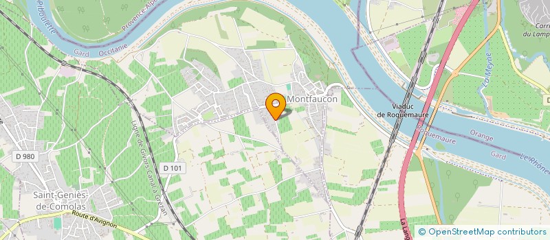 localisation de l'entreprise MADAME CHRISTELLE ROUXEL  MONTFAUCON