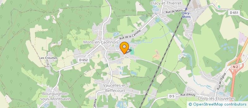 localisation de l'entreprise MADAME CHRISTELLE ROZET à MONS-EN-LAONNOIS