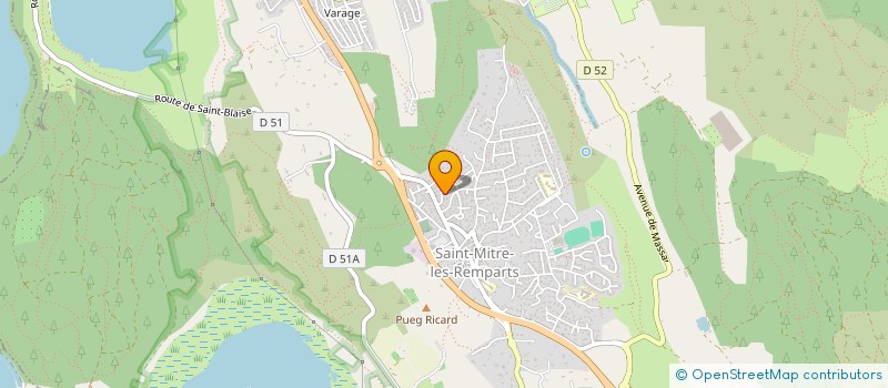 localisation de l'entreprise MADAME CHRISTELLE RUOCCO  SAINT-MITRE-LES-REMPARTS
