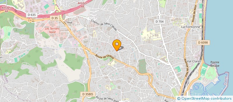 localisation de l'entreprise MADAME CHRISTELLE RUSSO  ANTIBES