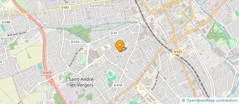 localisation de l'entreprise MADAME CHRISTELLE SABARIT à SAINT-ANDRE-LES-VERGERS