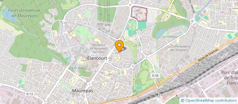 localisation de l'entreprise MADAME CHRISTELLE SALAMA AMANGOYO  ELANCOURT