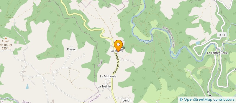 localisation de l'entreprise MADAME CHRISTELLE SALDANA  SAINT-JUST-SUR-VIAUR