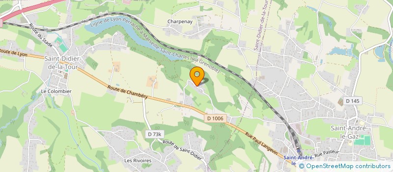 localisation de l'entreprise MADAME CHRISTELLE SALLAUD  SAINT-DIDIER-DE-LA-TOUR