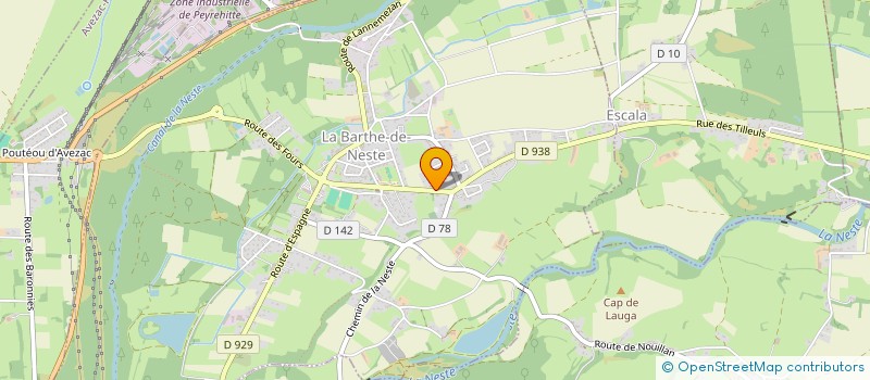 localisation de l'entreprise MADAME CHRISTELLE SALOMON  LA BARTHE-DE-NESTE