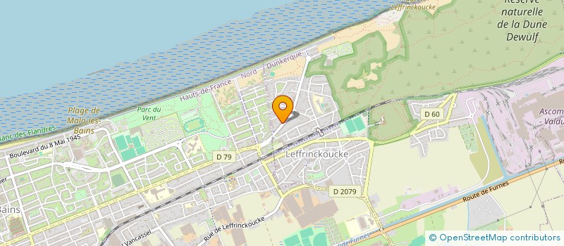 localisation de l'entreprise MADAME CHRISTELLE SAMOEY  LEFFRINCKOUCKE