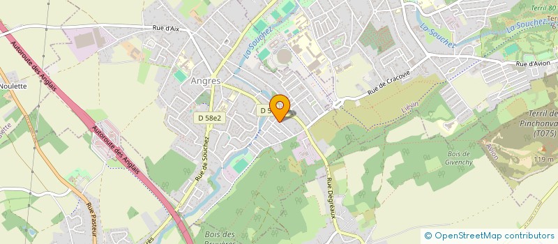 localisation de l'entreprise MADAME CHRISTELLE SAMOIS à ANGRES