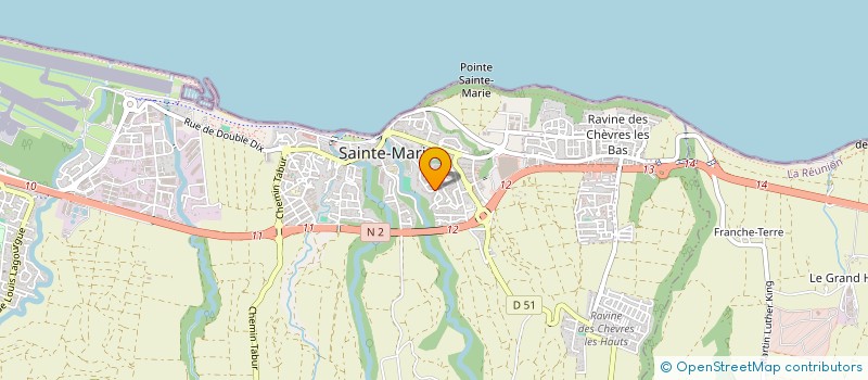 localisation de l'entreprise MADAME CHRISTELLE SAMOURGOMPOULLE à SAINTE-MARIE