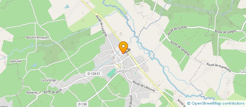 localisation de l'entreprise MADAME CHRISTELLE SANCHEZ  GALGON