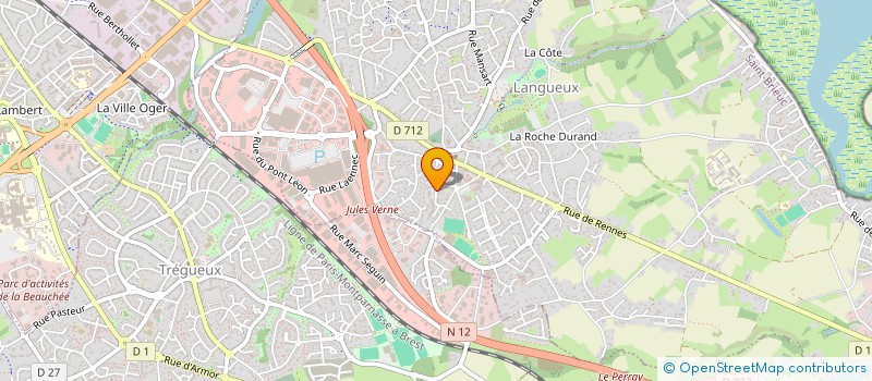 localisation de l'entreprise MADAME CHRISTELLE SANDRAS-BATAILLE  LANGUEUX