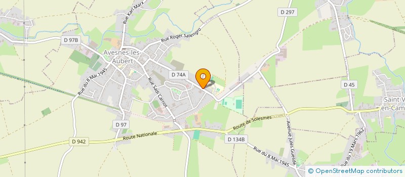 localisation de l'entreprise MADAME CHRISTELLE SARACINO  AVESNES-LES-AUBERT