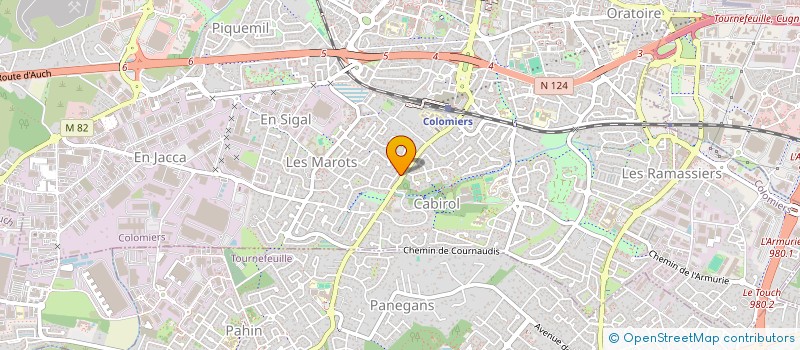 localisation de l'entreprise MADAME CHRISTELLE SAURA à COLOMIERS